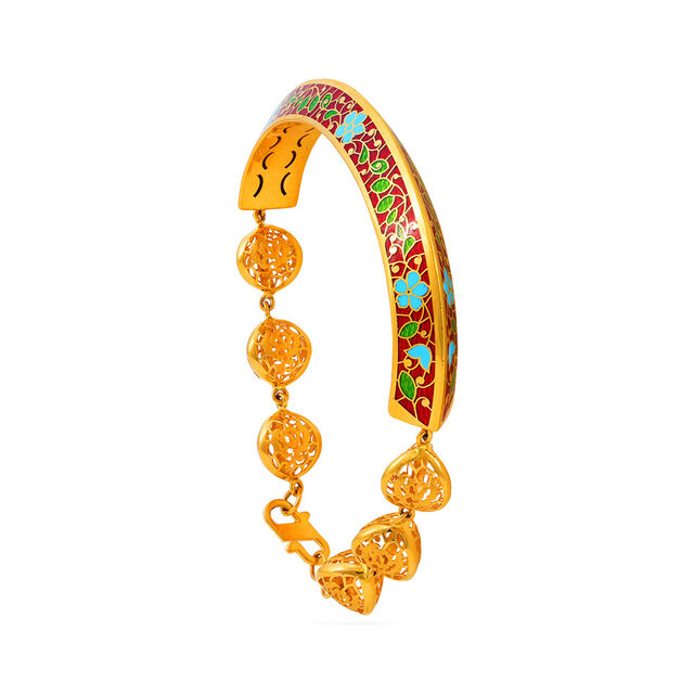 Enchanted Mosaic Gold Bracelet