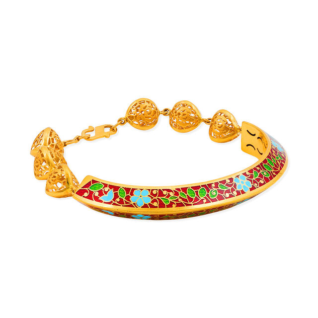 Enchanted Mosaic Gold Bracelet