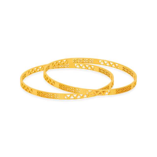 Tanishq 22 Karat Gold Bangle for Women
