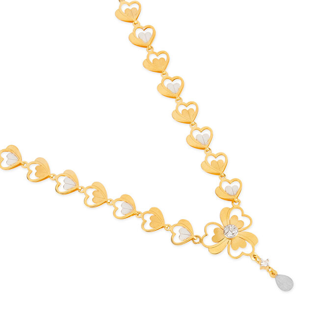 Tanishq 22KT Gold Necklace Set for Women 2