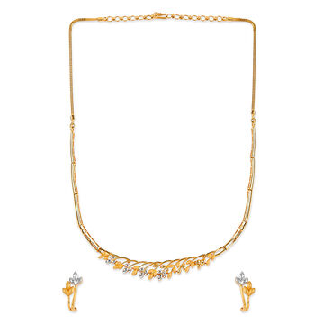 Tanishq 22KT Gold Necklace Set for Women
