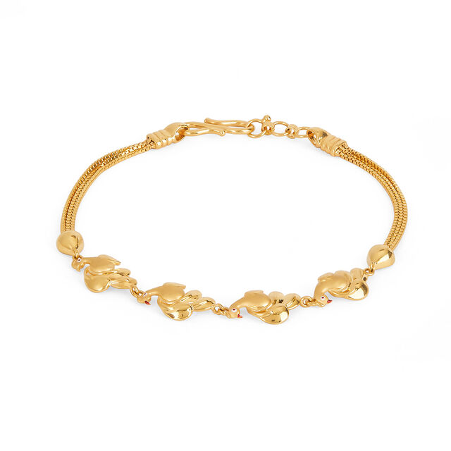 Tanishq 22KT Gold Bracelet for Women 