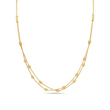 Elegant Floral-Inspired Beaded Chain