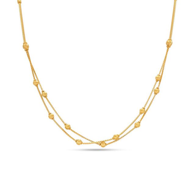 Elegant Floral-Inspired Beaded Chain 2
