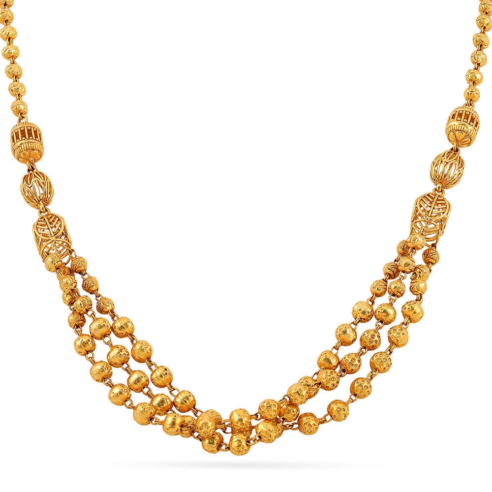 Buy Intricate Gold Layered Necklace at Best Price Tanishq US