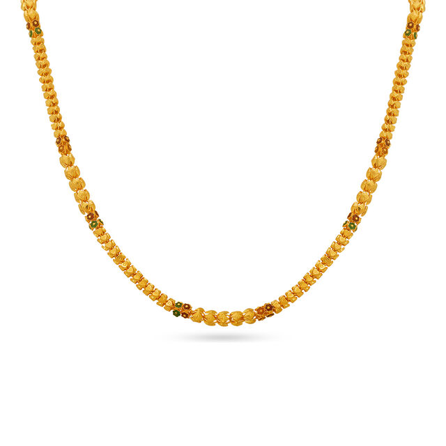 Buy Tanishq 22 Karat Gold Chain for Women at Best Price Tanishq US