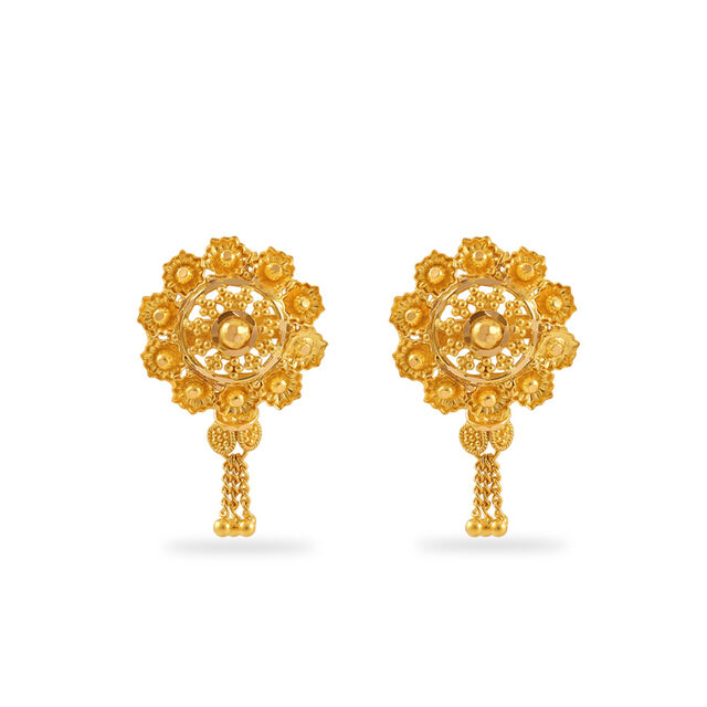 Geometric Elegance Drop Earrings 