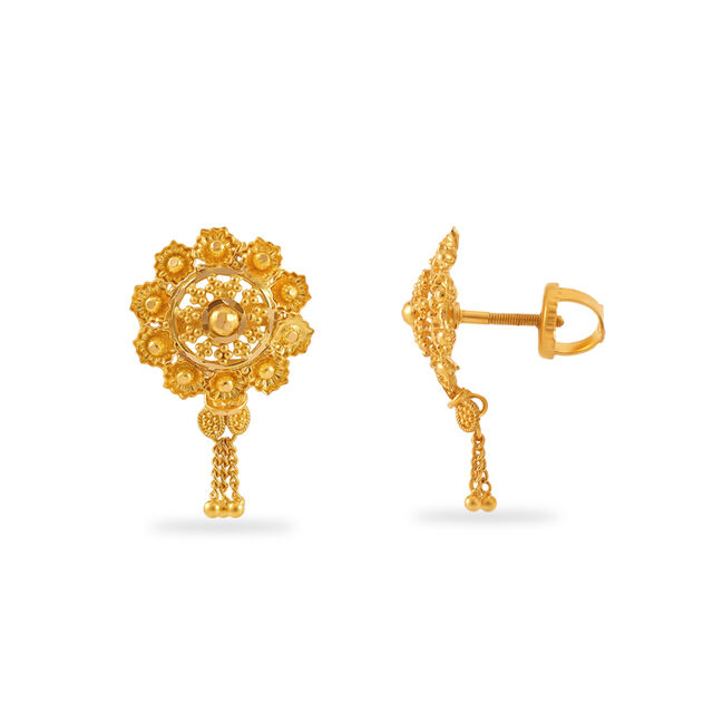 Geometric Elegance Drop Earrings 2