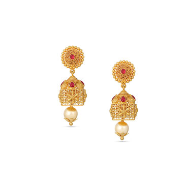 Tanishq 22KT Gold Earrings for Women