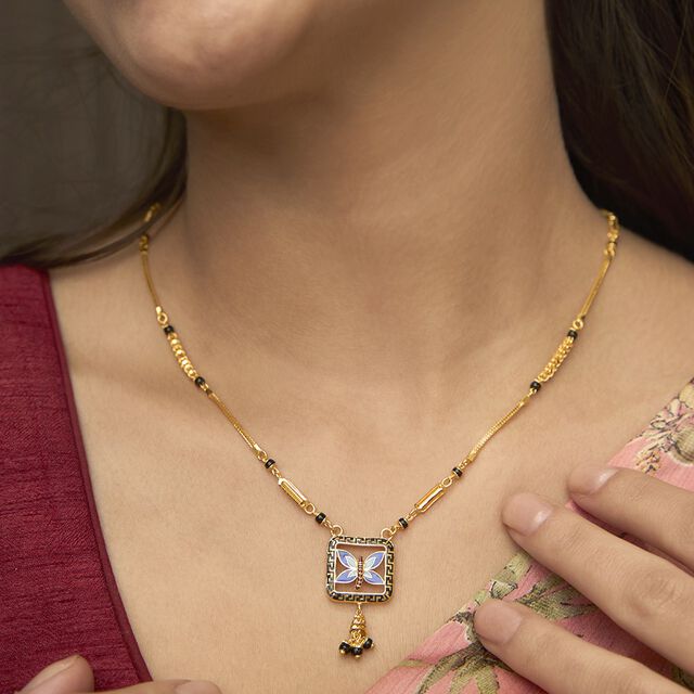Tanishq 22KT Gold Mangalsutra for Women 2