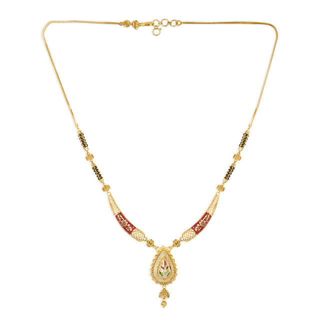 Tanishq 22KT Gold Mangalsutra for Women 
