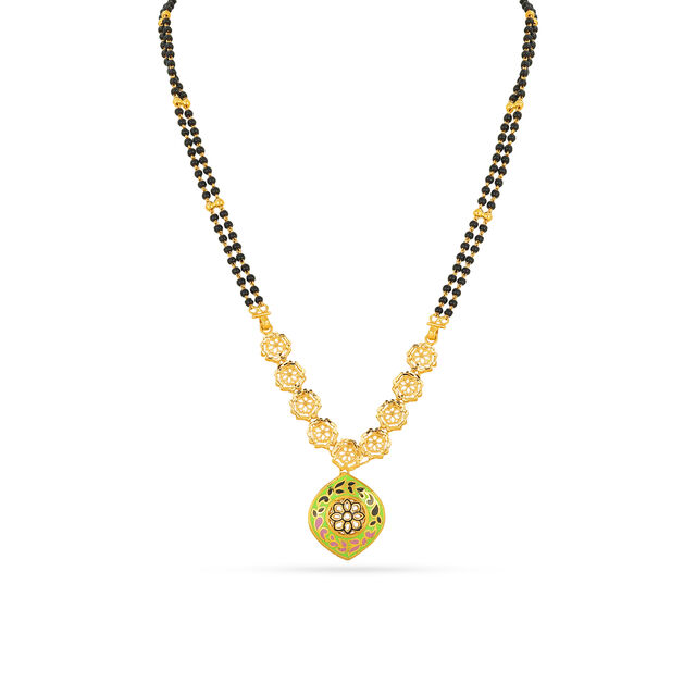 Contemporary Gold Link Mangalsutra 