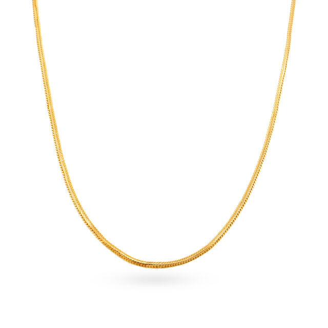 Tanishq 22 KT Gold Chain for Women