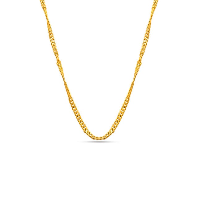 Gold Cuban Link Chain 2