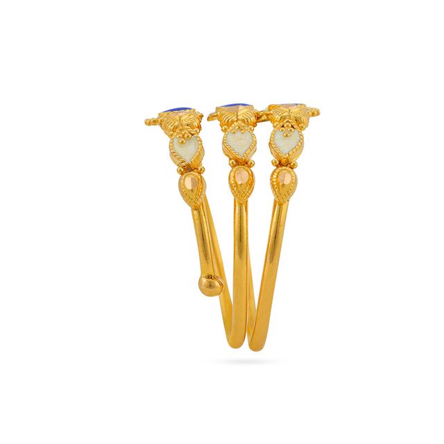 Tanishq 22KT Gold Finger Ring for Women
