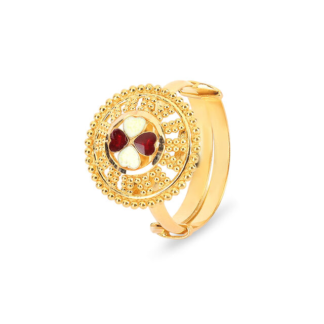 Tanishq 22 Karat Gold Finger Ring for Women