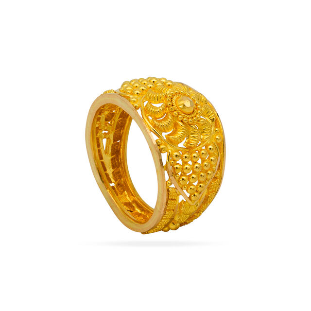 Tanishq 22 Karat Gold Finger Ring for Women