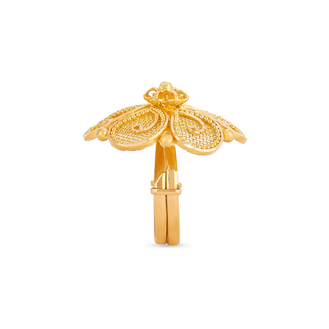 Tanishq 22KT Gold Finger Ring for Women 4