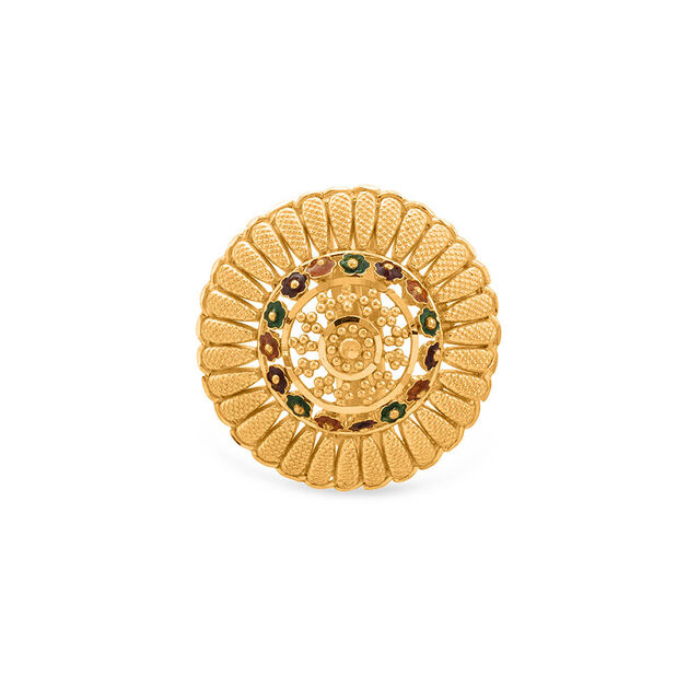 Tanishq 22 Karat Gold Finger Ring 2