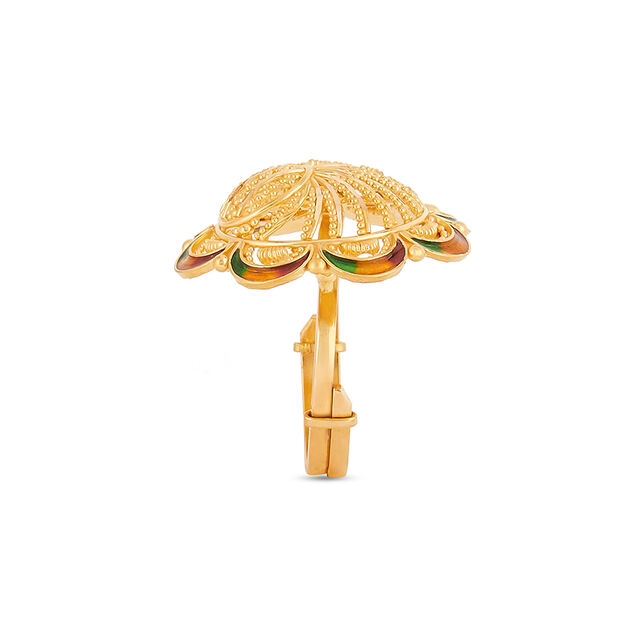 Tanishq 22KT Gold Finger Ring for Women 3