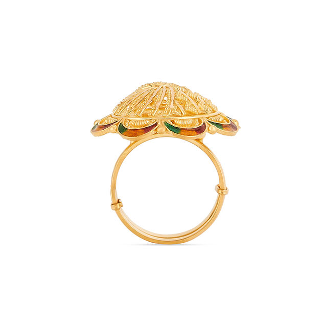 Tanishq 22KT Gold Finger Ring for Women 4