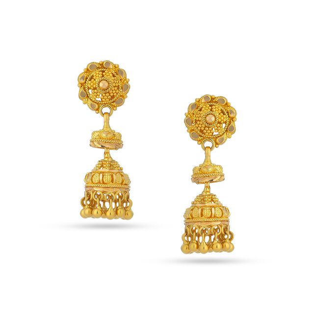 Traditional Bell Jhumka Earrings 