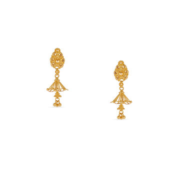 Tanishq 22KT Gold Earrings for Women