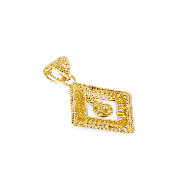 Tanishq 22KT Gold Pendant for Women 2