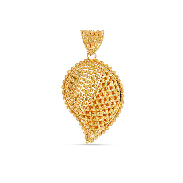 Tanishq 22KT Gold Pendant for Women 
