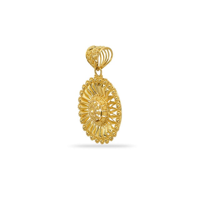 Tanishq 22 Karat Gold Pendant for Women
