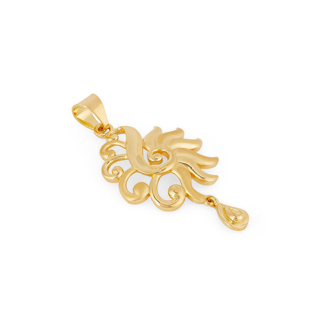 Tanishq 22KT Gold Pendant for Women 2