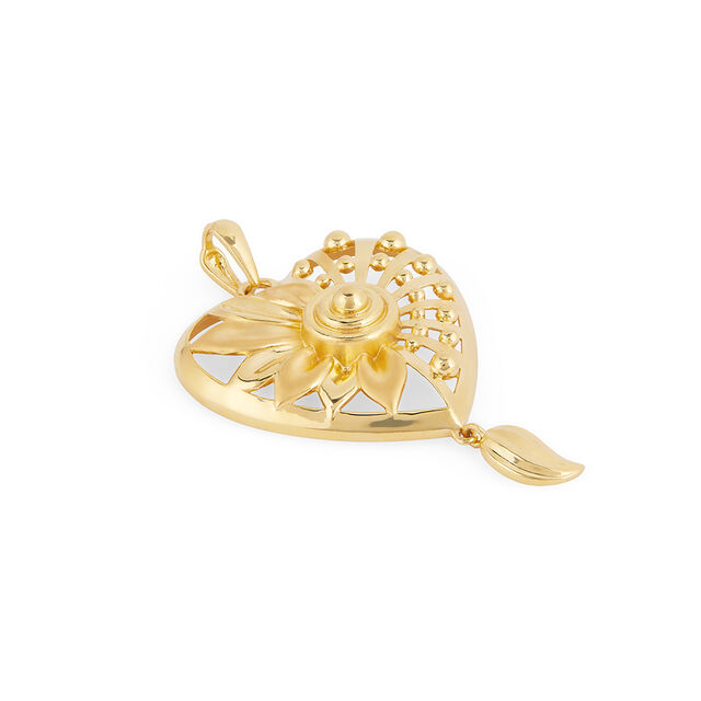 Tanishq 22KT Gold Pendant for Women 2