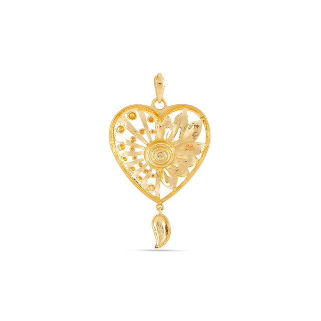 Tanishq 22KT Gold Pendant for Women 4