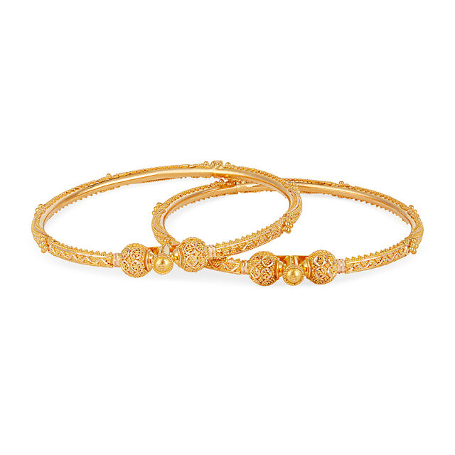 Tanishq 22KT Gold Bangle for Women 2
