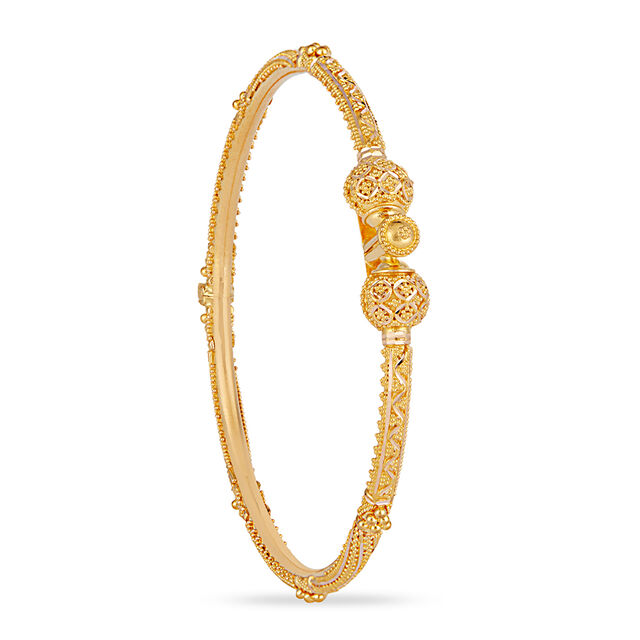 Tanishq 22KT Gold Bangle for Women 3