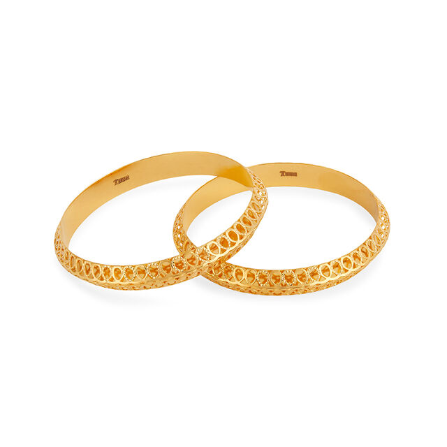 Tanishq 22KT Gold Bangle for Women 5