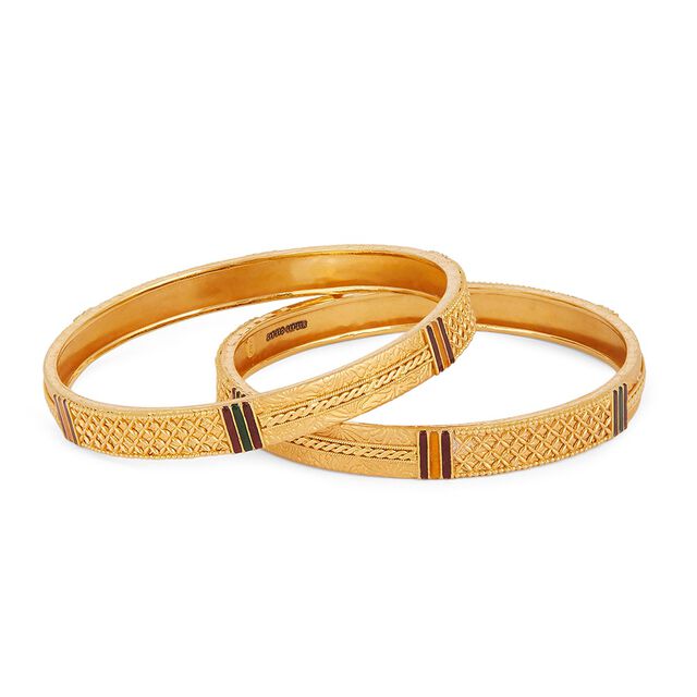 Tanishq 22KT Gold Bangle for Women 4