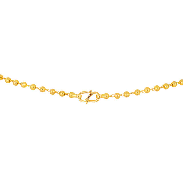 Resplendent Beaded Gold Chain