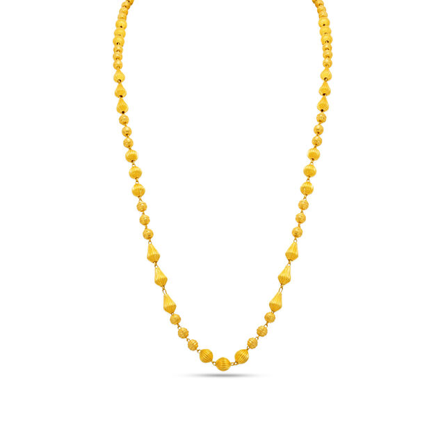 Gracefully Bold Ladies Gold Necklace