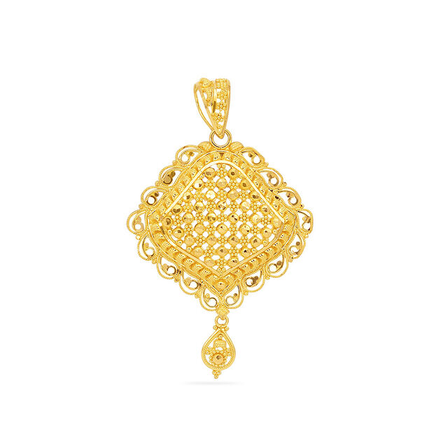 Tanishq 22 Karat Gold Pendant for Women 