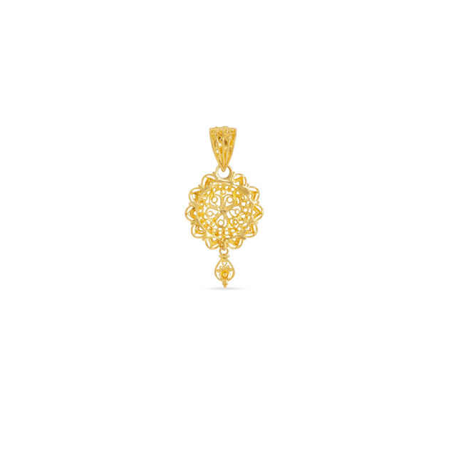 Tanishq 22KT Gold Pendant for Women 3
