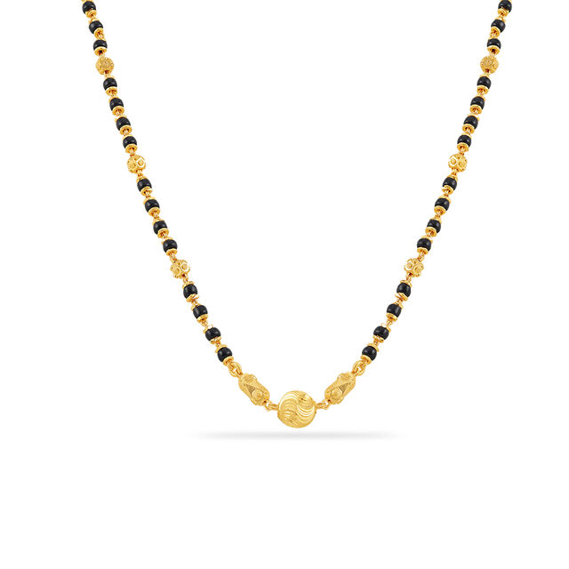 Delicate Gold and Bead Mangalsutra
