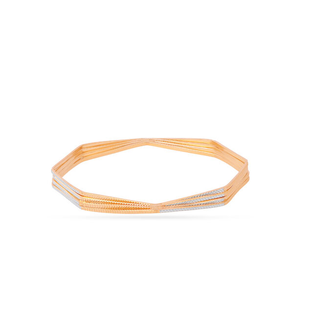 Hexagon Studded Designer Bangle