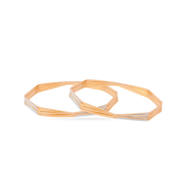 Hexagon Studded Designer Bangle
