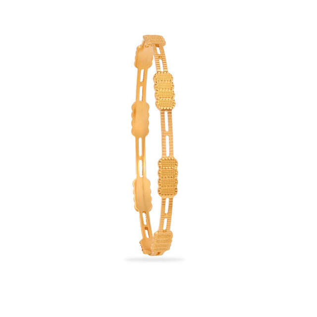 Delicate Gold Bangle Set
