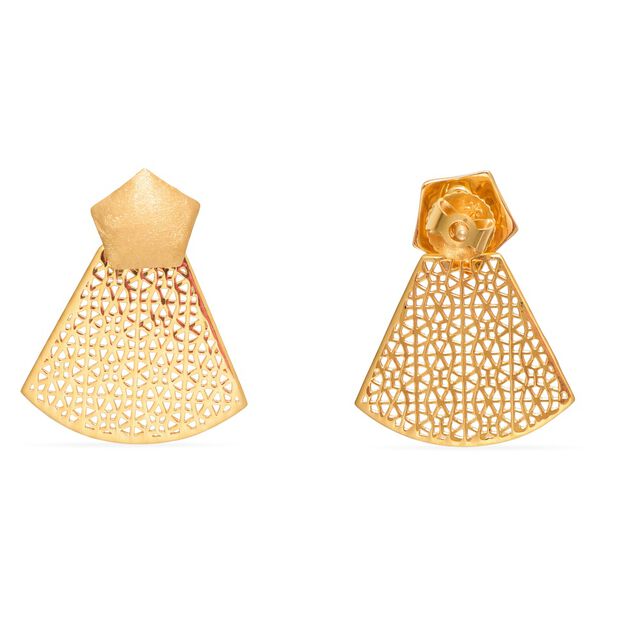 Tanishq 22KT Gold Earrings 4