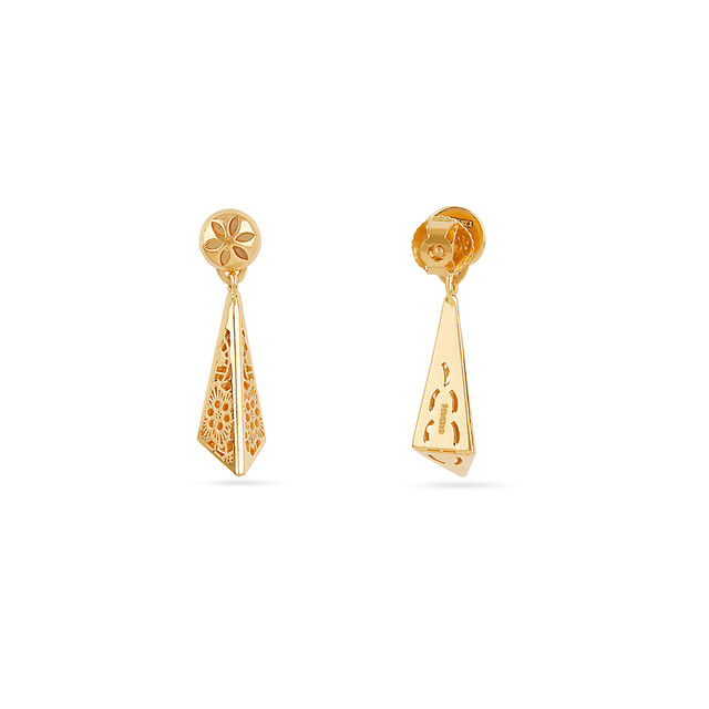 Tanishq 22KT  Gold Earrings  for Women 5