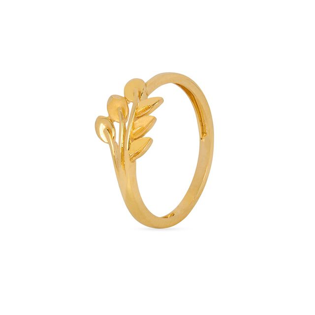Tanishq 22KT Gold Finger Ring for Women 2