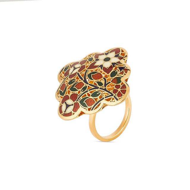 Tanishq 22KT Gold Finger Ring for Women 2
