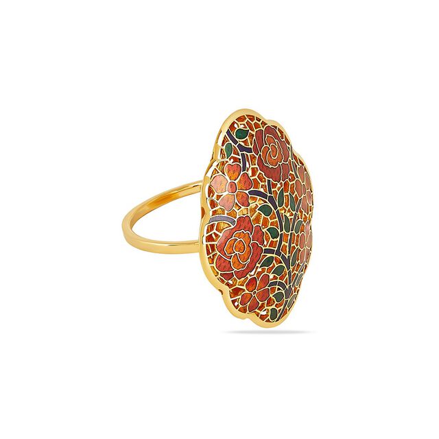 Tanishq 22KT Gold Finger Ring for Women 3